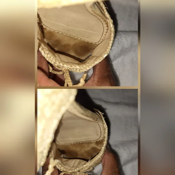 Vintage YSL Raffia Heels - Picture 9 of 12